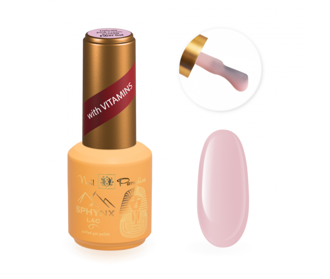 Fiber Gel with Vitamin E and Calcium - Delicate Pink Cream 15ml
